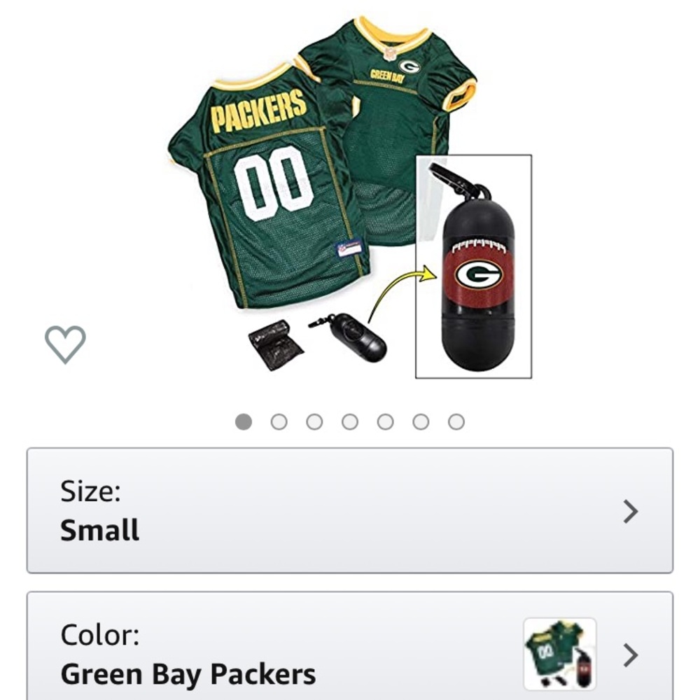 Packers pet Jersey